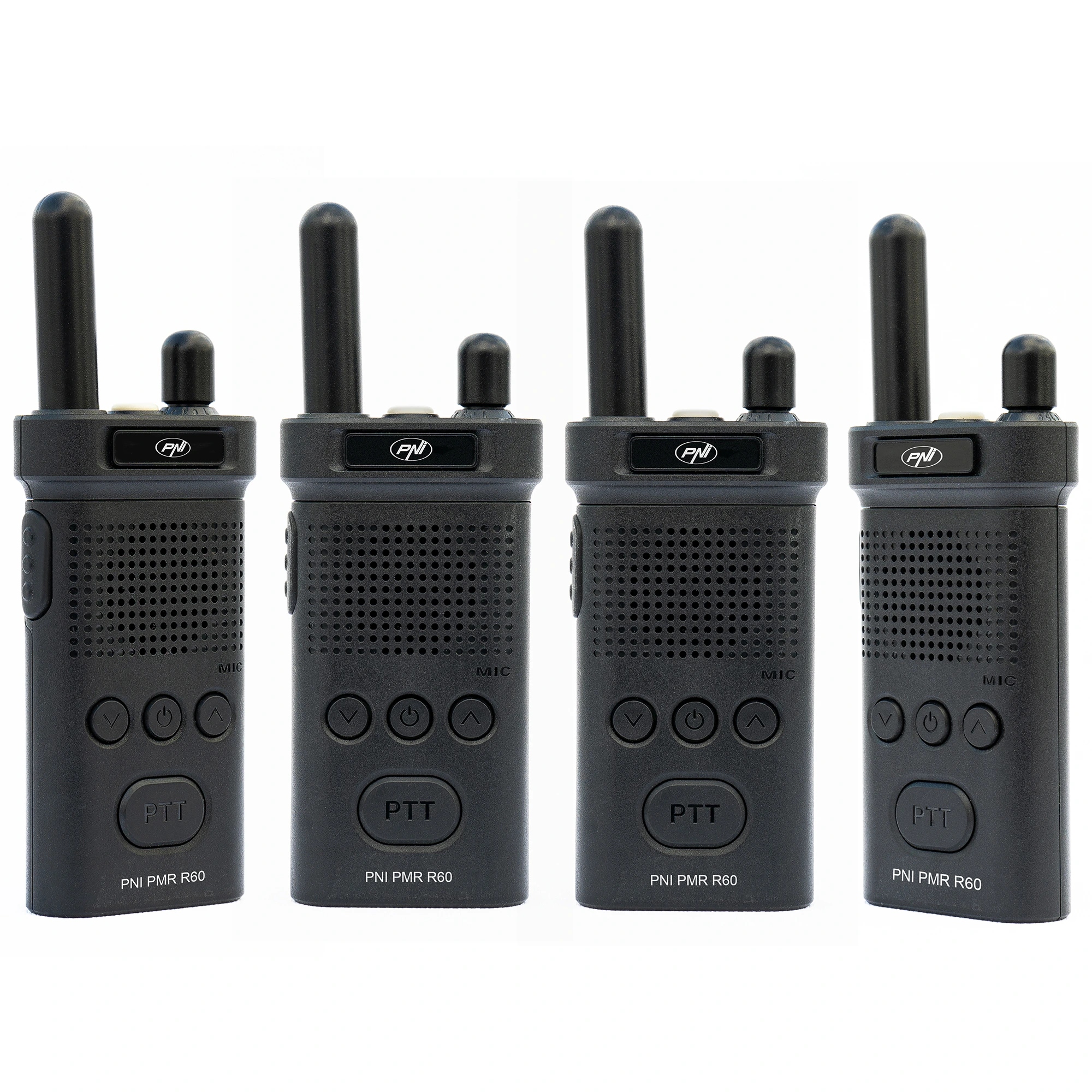 Súprava 4 prenosných rádiových staníc Pni Pmr R60 446MHz, 0,5W, 16 programo