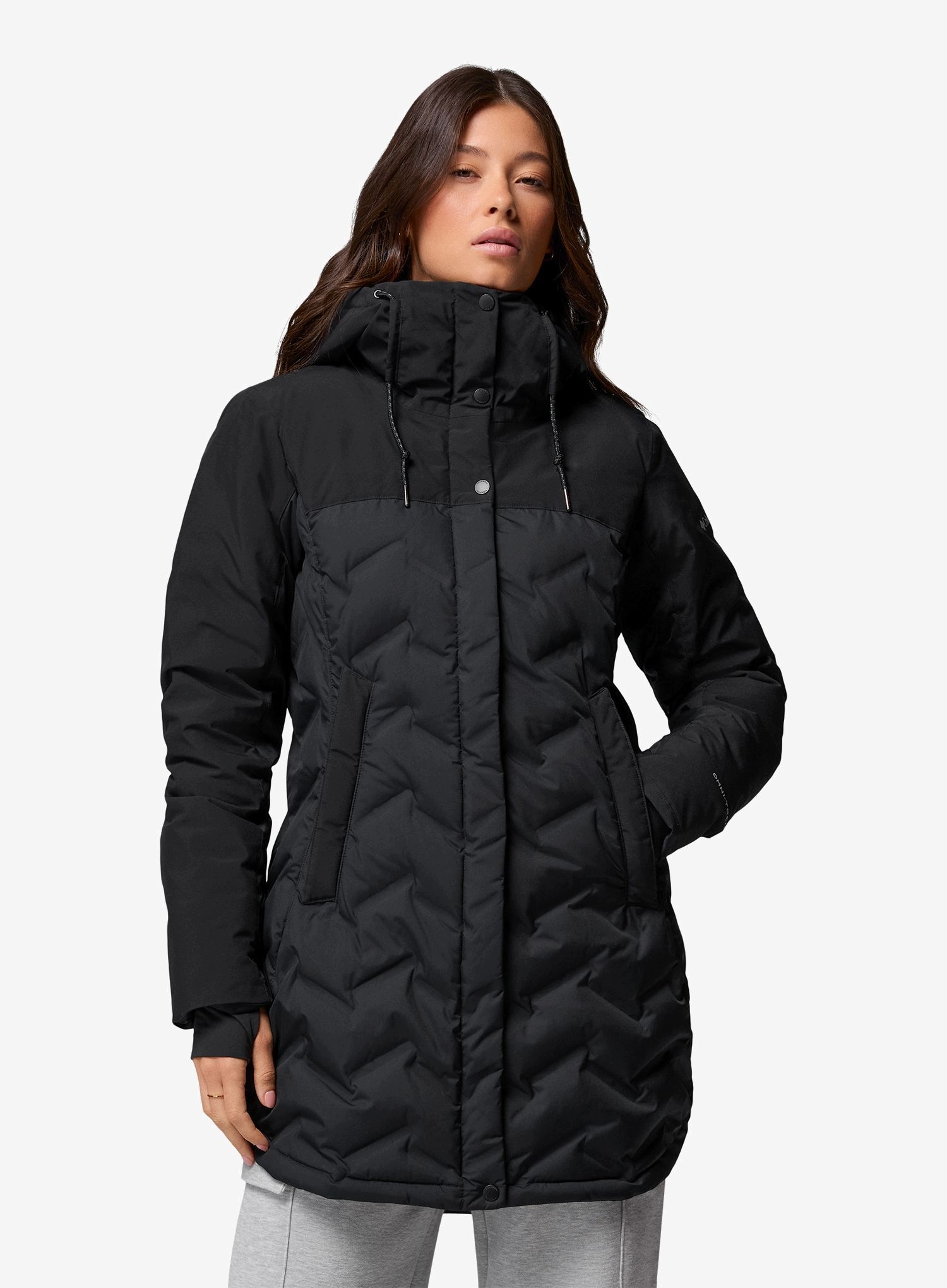 Dámská bunda Columbia Mountain Croo III Mid Down Jacket černá M