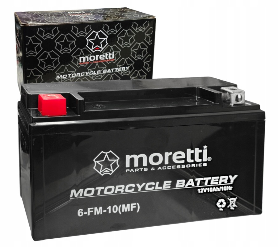 Akumulator 6-FM-10 Zontes G1 U1 Z1 125 310 350 Moretti Żelowy Agm 12V 10AH