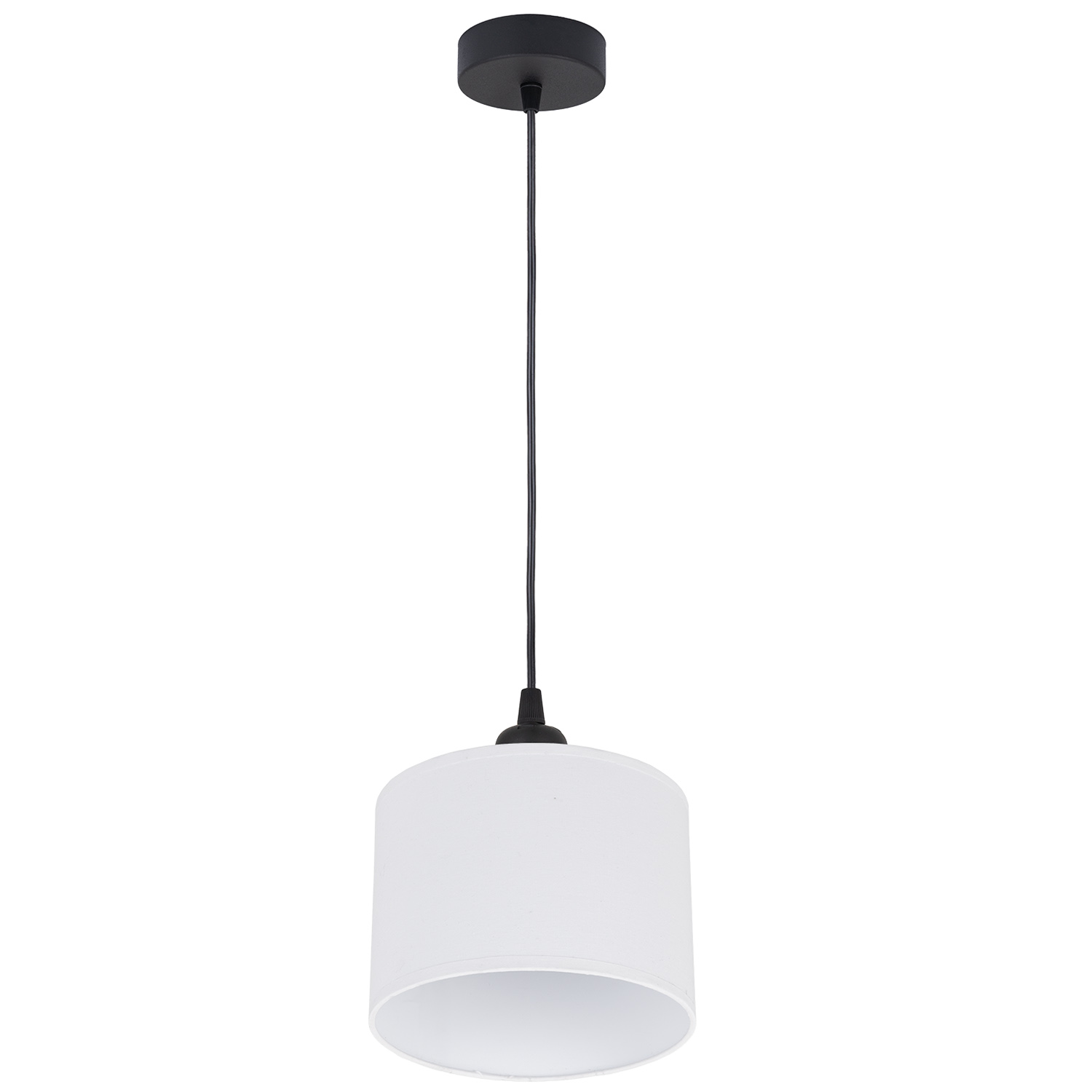 

Lampa Wisząca Sufitowa MIDI Abażur Tkanina Led