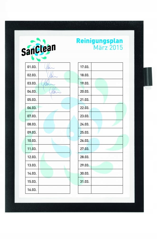 RAMKA SAMOPRZYLEPNA MAGNETYCZNA PLAKATOWA INFORMACYJNA A4 CZARNA Durable Kod producenta 499301