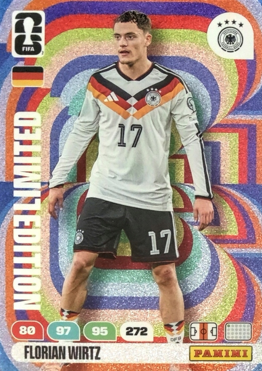 Panini Fifa World Cup 2026 karty piłkarskie Limited Florian Wirtz