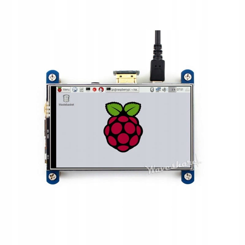 Displej pro Raspberry Pi Ips 4" 800x480 s dotykovým panelem