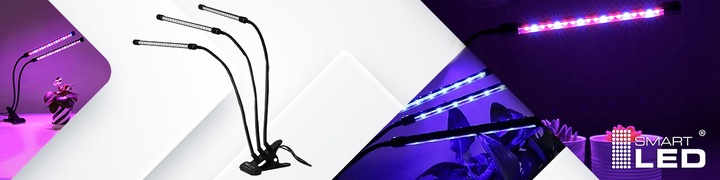 Lampa LED do wzrostu uprawy roślin timer USB klips Maksymalna moc 10 W