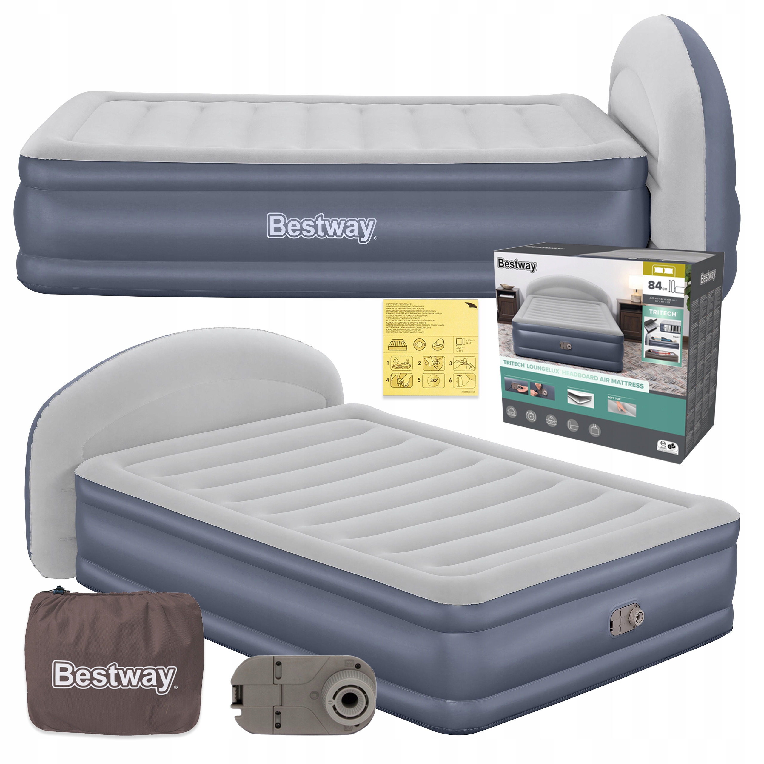 Matrace S Pumpičkou 229 x 152 x 84 CM Tritech Loungelux Bestway 671BD