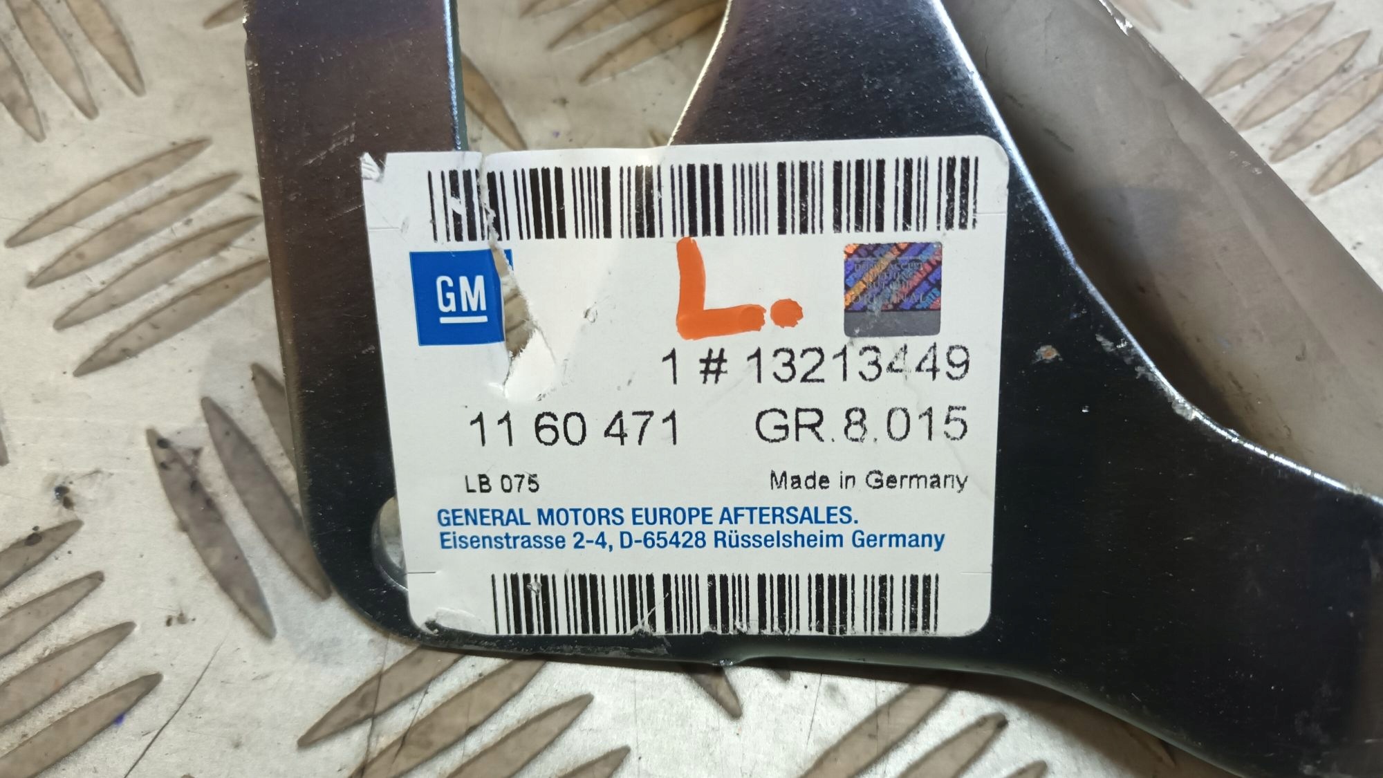 bonnet hinges OPEL ASTRA H 2004R->