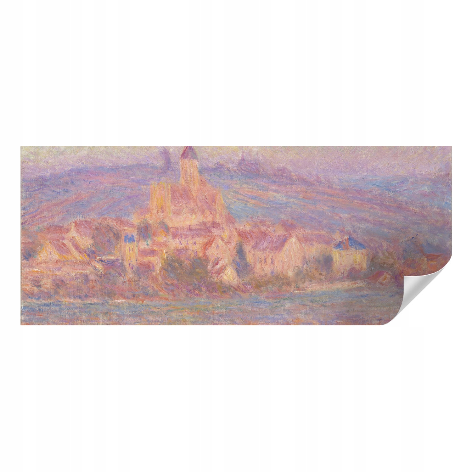 Samolepicí stylová dekorativní fototapeta Okouzlující městečko 250 x 104 cm