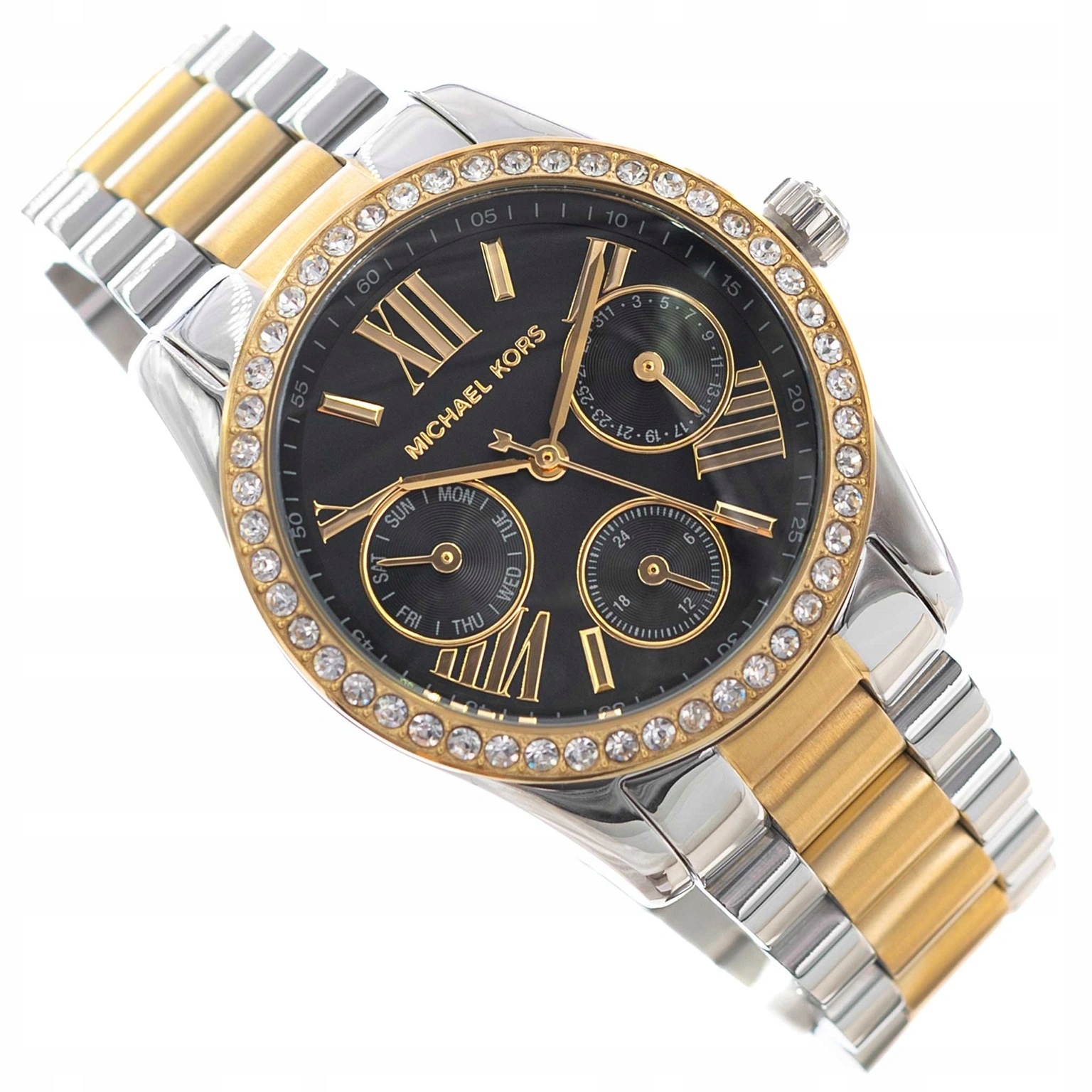Damski Zegarek Michael Kors MK4925 Lexington Srebrno-złoty