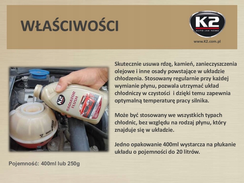 K2 RADIATOR FLUSH DO PŁUKANIA CHŁODNIC EAN (GTIN) 5906534089014