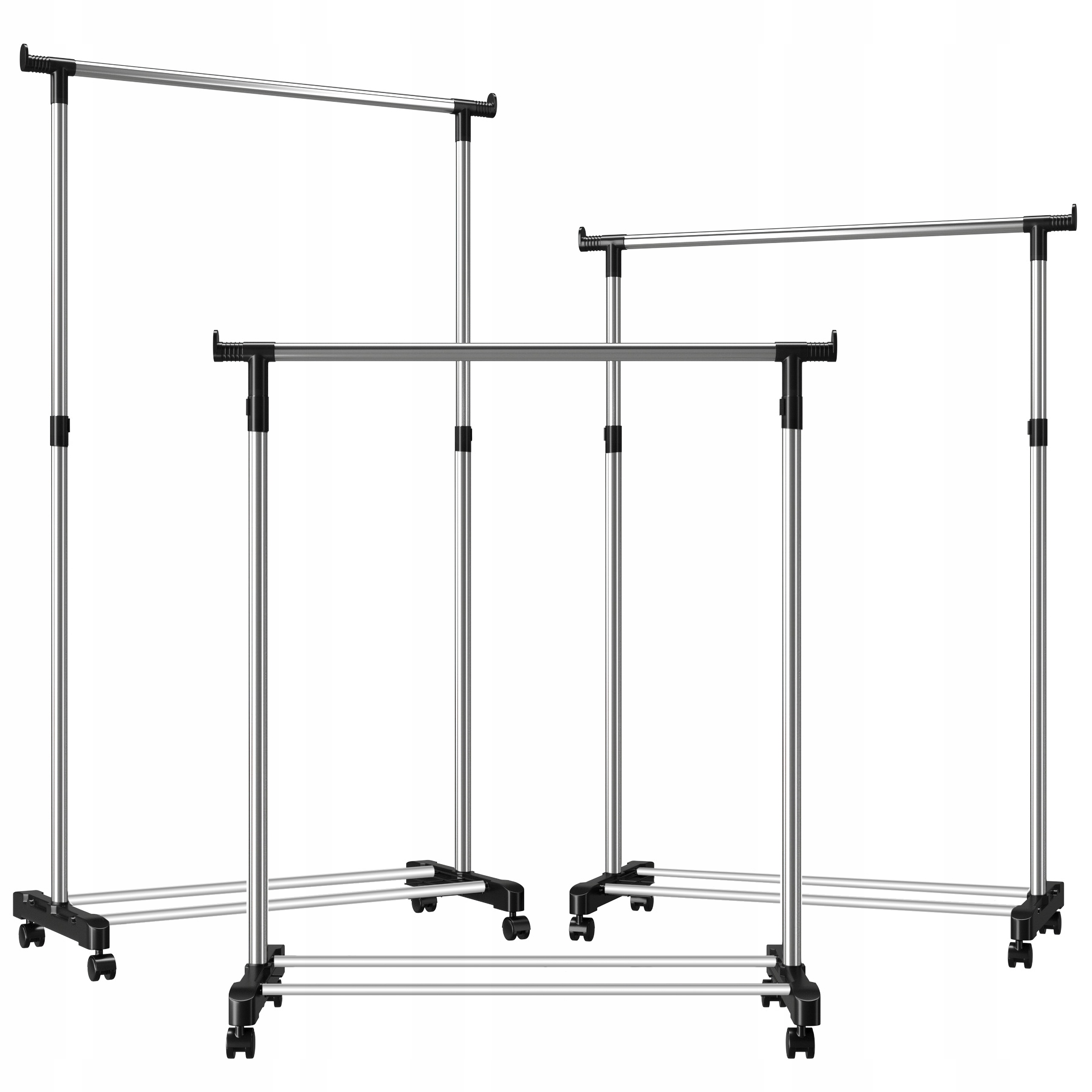 STOJAK WIESZAK NA UBRANIA ROZSUWANY GARDEROBA Marka bez marki