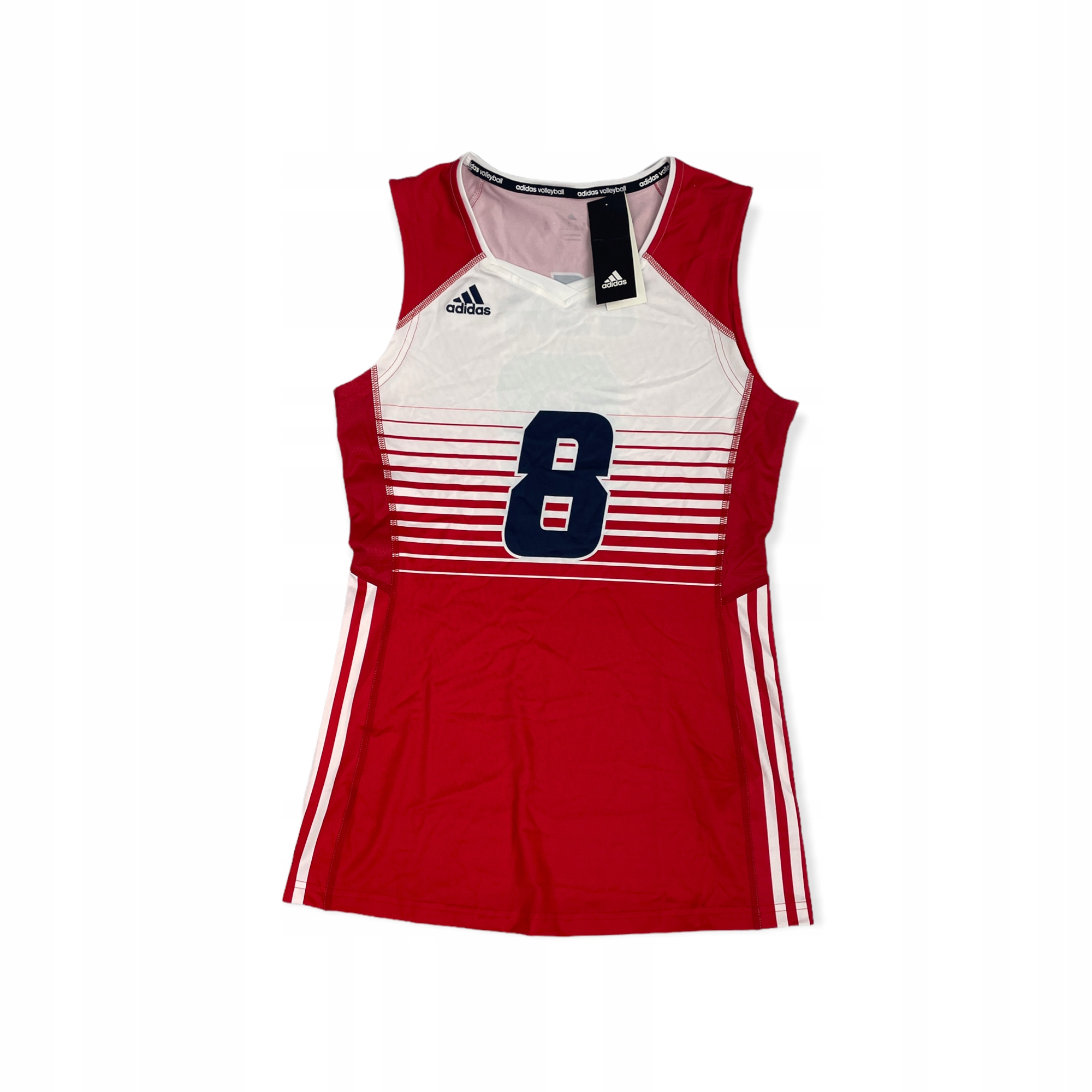 Koszulka czerwona Usa 8 Adidas Volleyball M