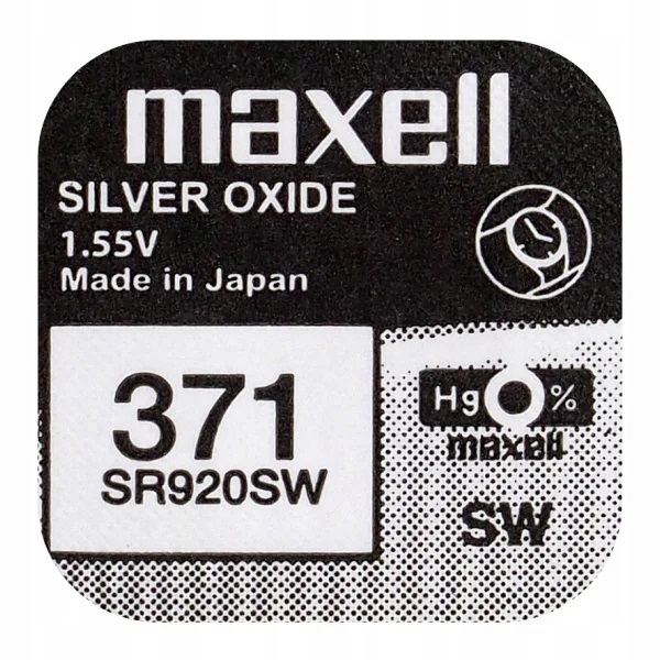 

Bateria Maxell SR9020SW 371