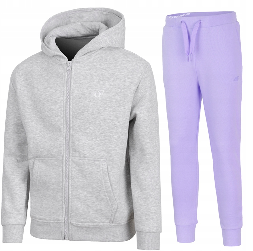 4F Ocieplany Dziewczęcy Dres Komplet Bluza Spodnie rozm 164