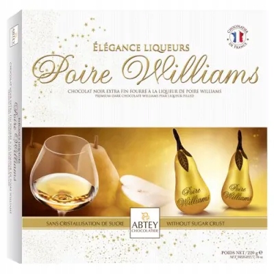 Abtey Elegance Liqueurs Poire Williams Pralin 220 g
