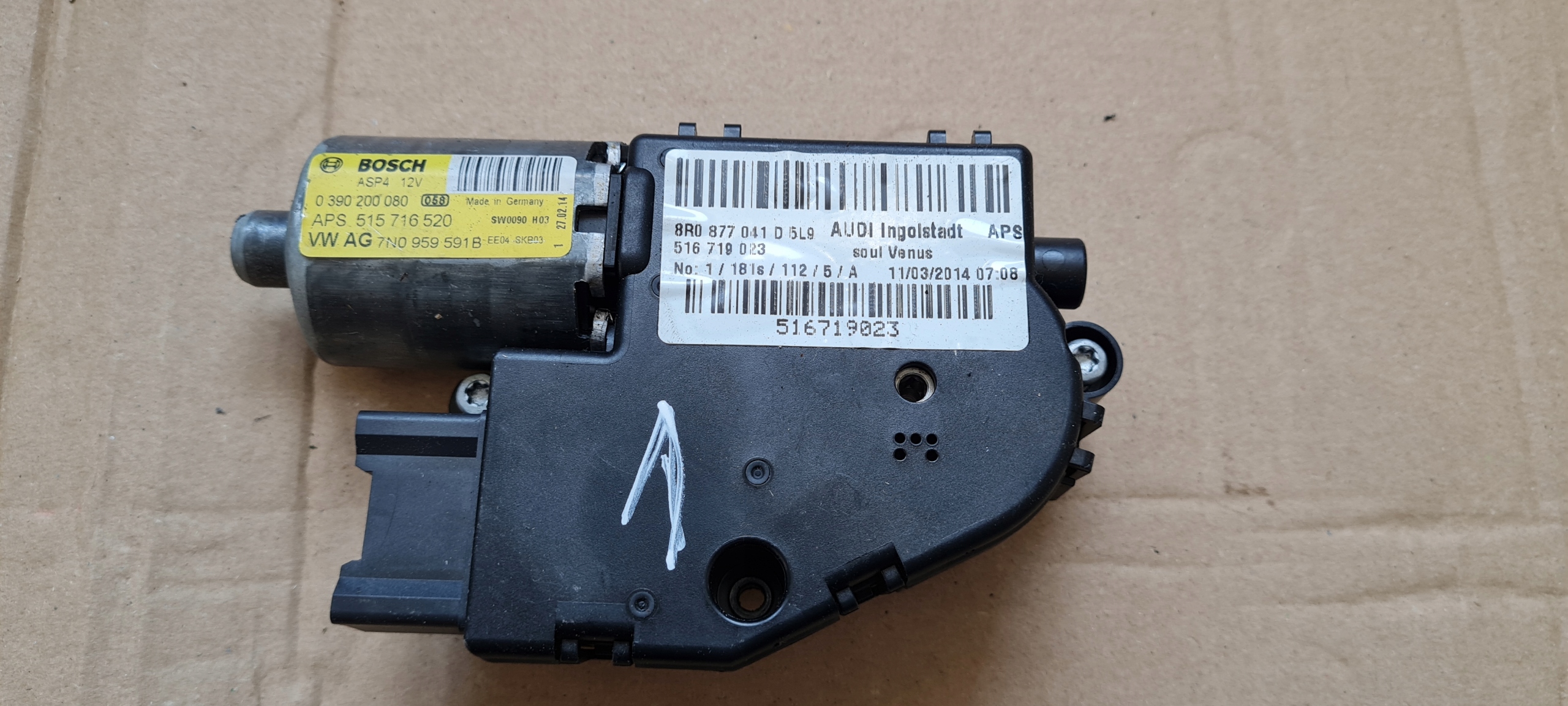SQ5 8R Q5 Motor Schiebedach PANORAMA 8R0877041D