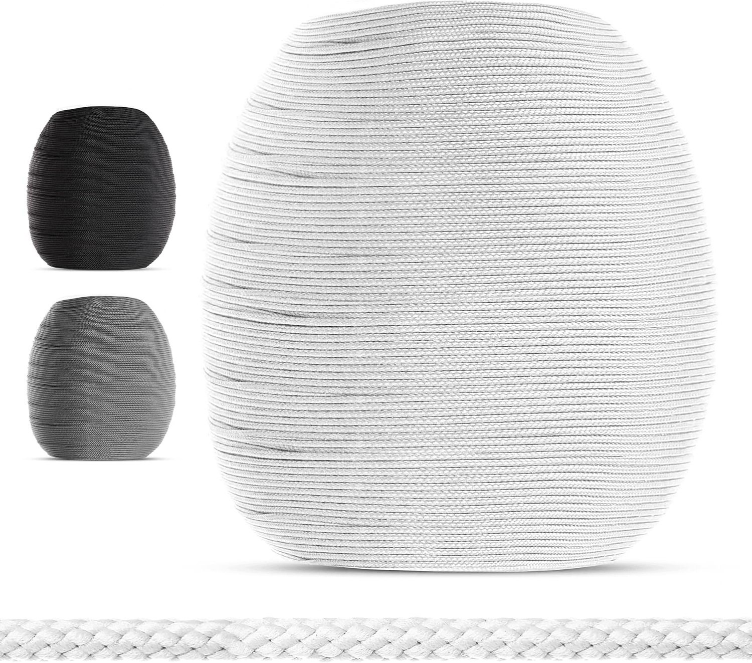 Šňůra Na Vytahování Žaluzií Bílá S Lamelou 25 MM 15 M