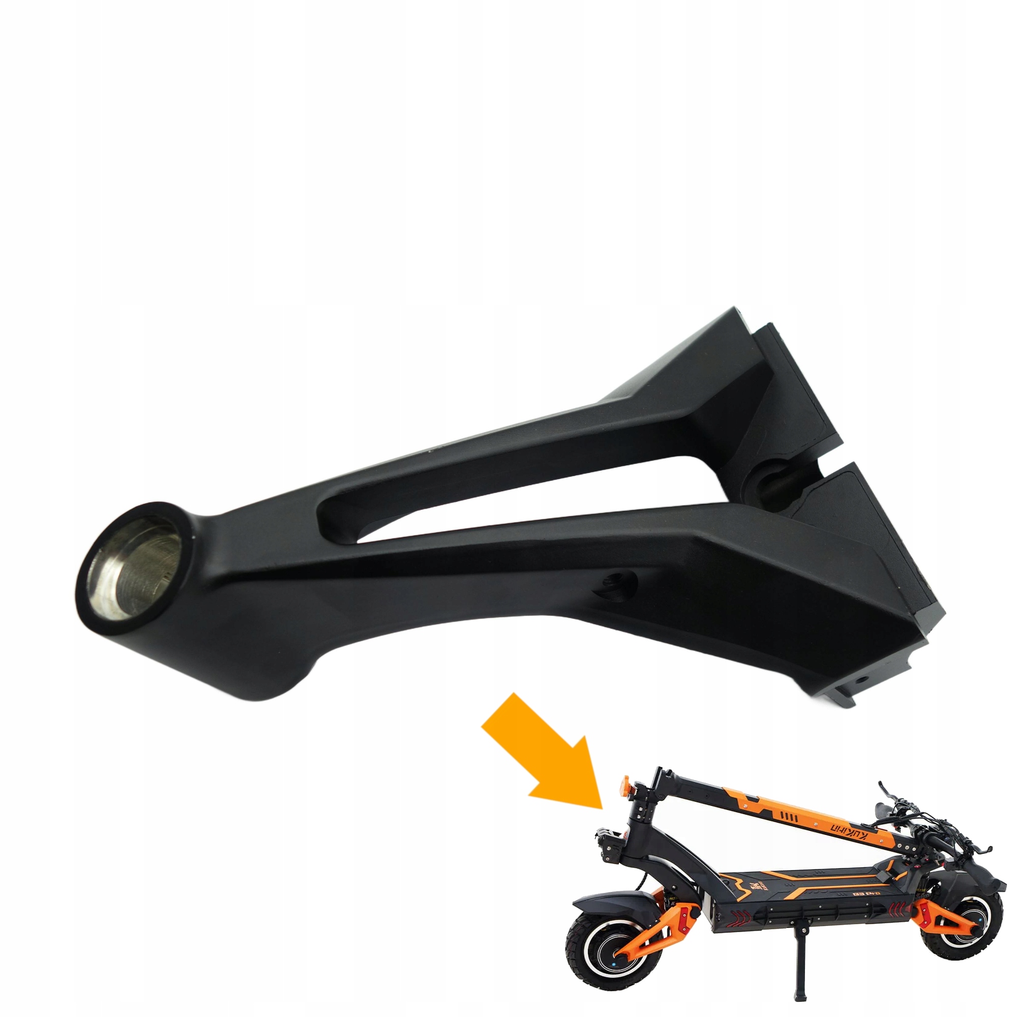 Přední část rámu s hlavou rámu pro elektrickou koloběžku KuKirin G3 Pro