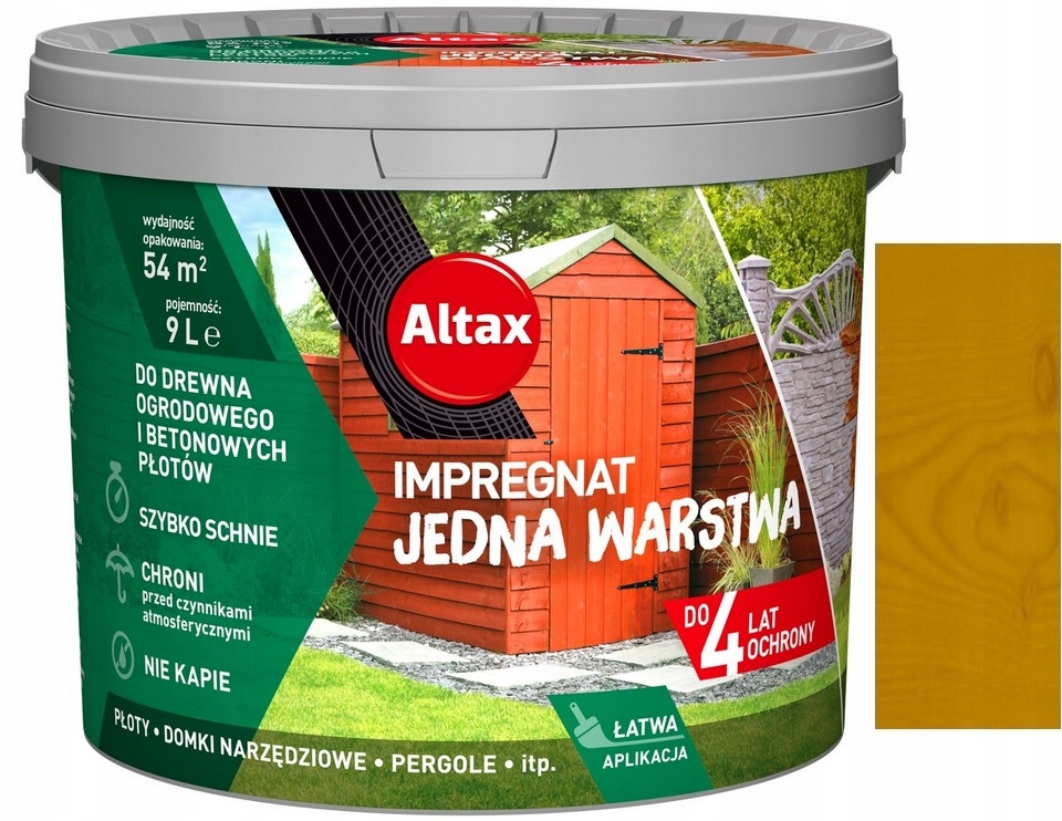 

Altax Impregnat Drewna Ogrodowego Pinia 9L