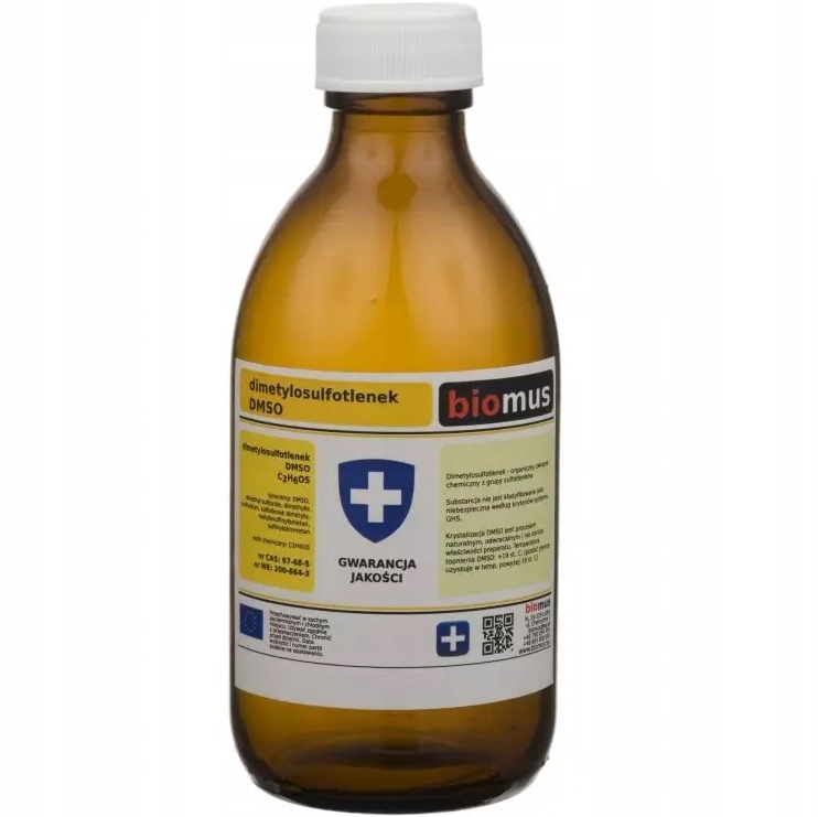 Dmso Dimetylosulfotlenek szklana butelka 250g
