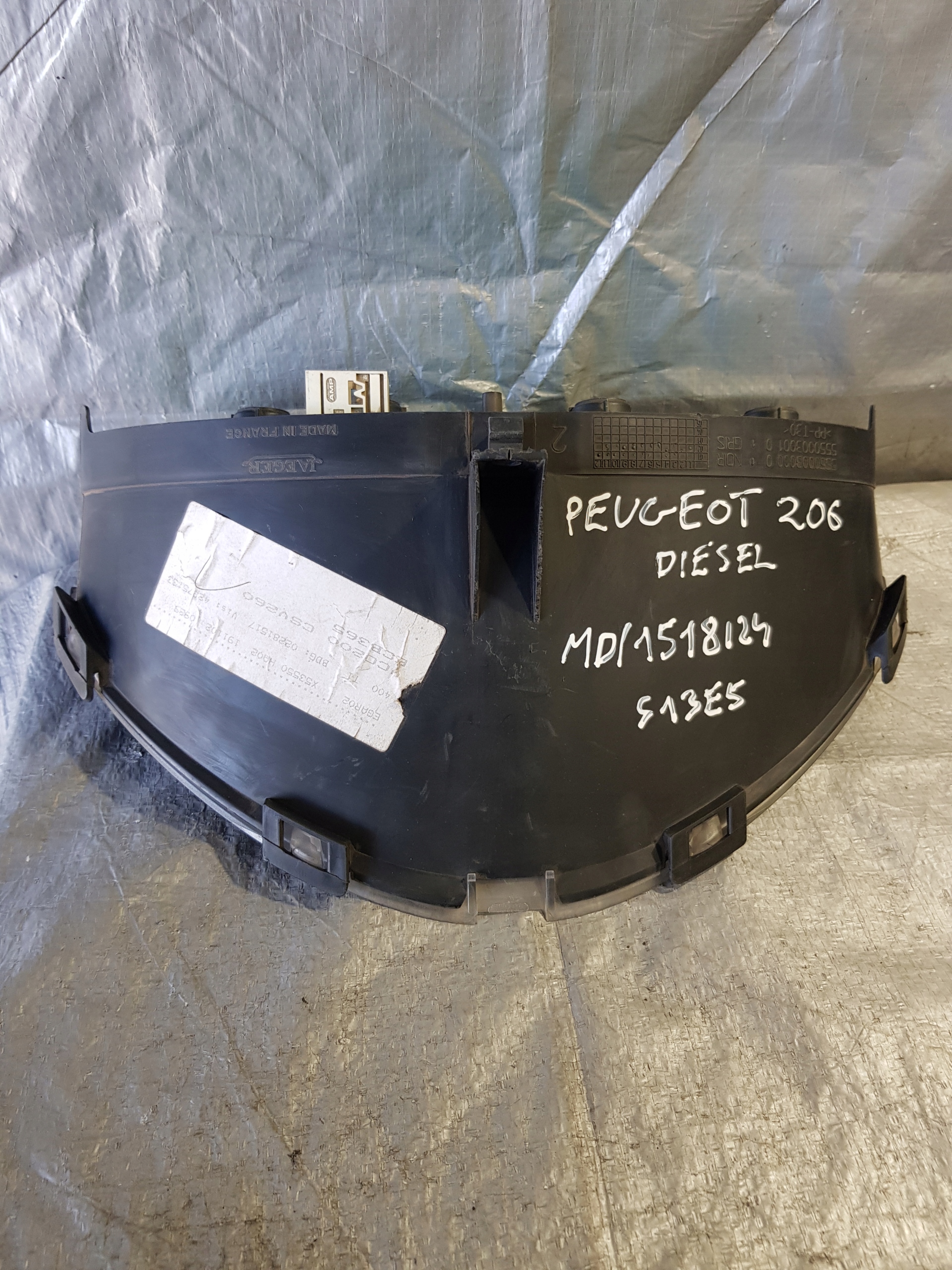 dials dials Peugeot 206 1.4HDI 9648836580