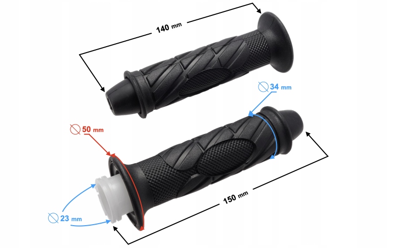 MANETKI LEWA + PRAWA KOMPLET MR60