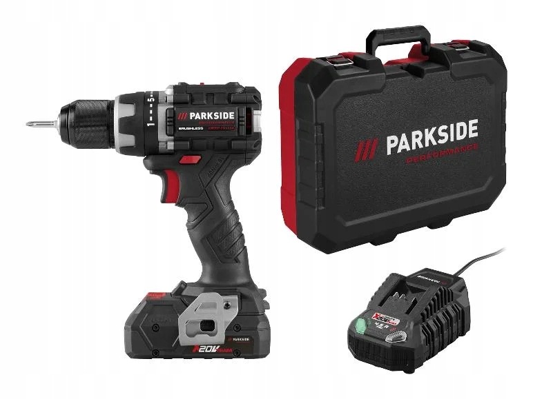 Parkside Performance Akumula aku šroubovák Aku 4 Ah a nabíječka Pabsp 20 LI C4