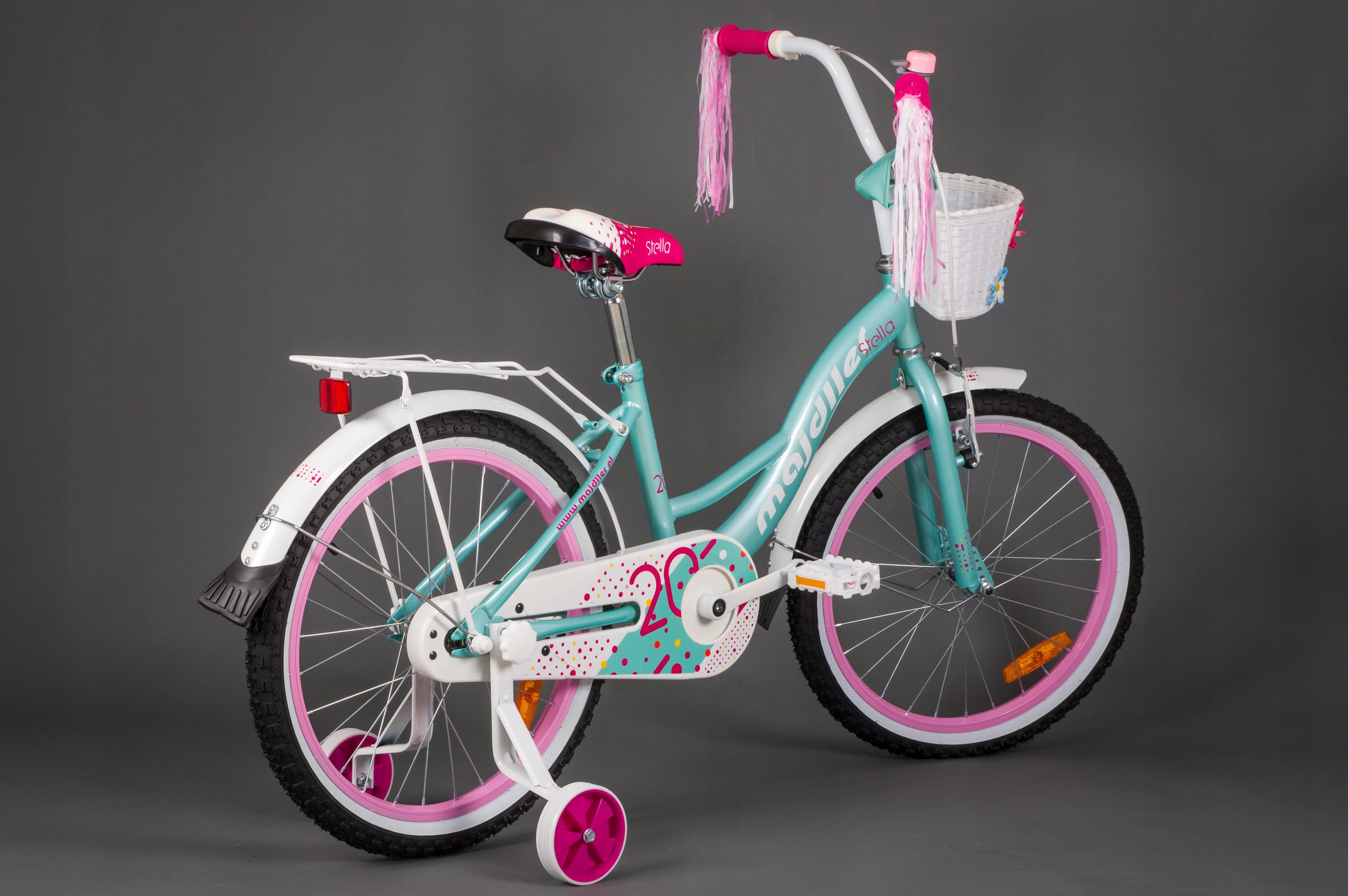 Rowerek dziecięcy STELLA 20 " Majdller + kółka boczne ROWER damka Rozmiar koła (