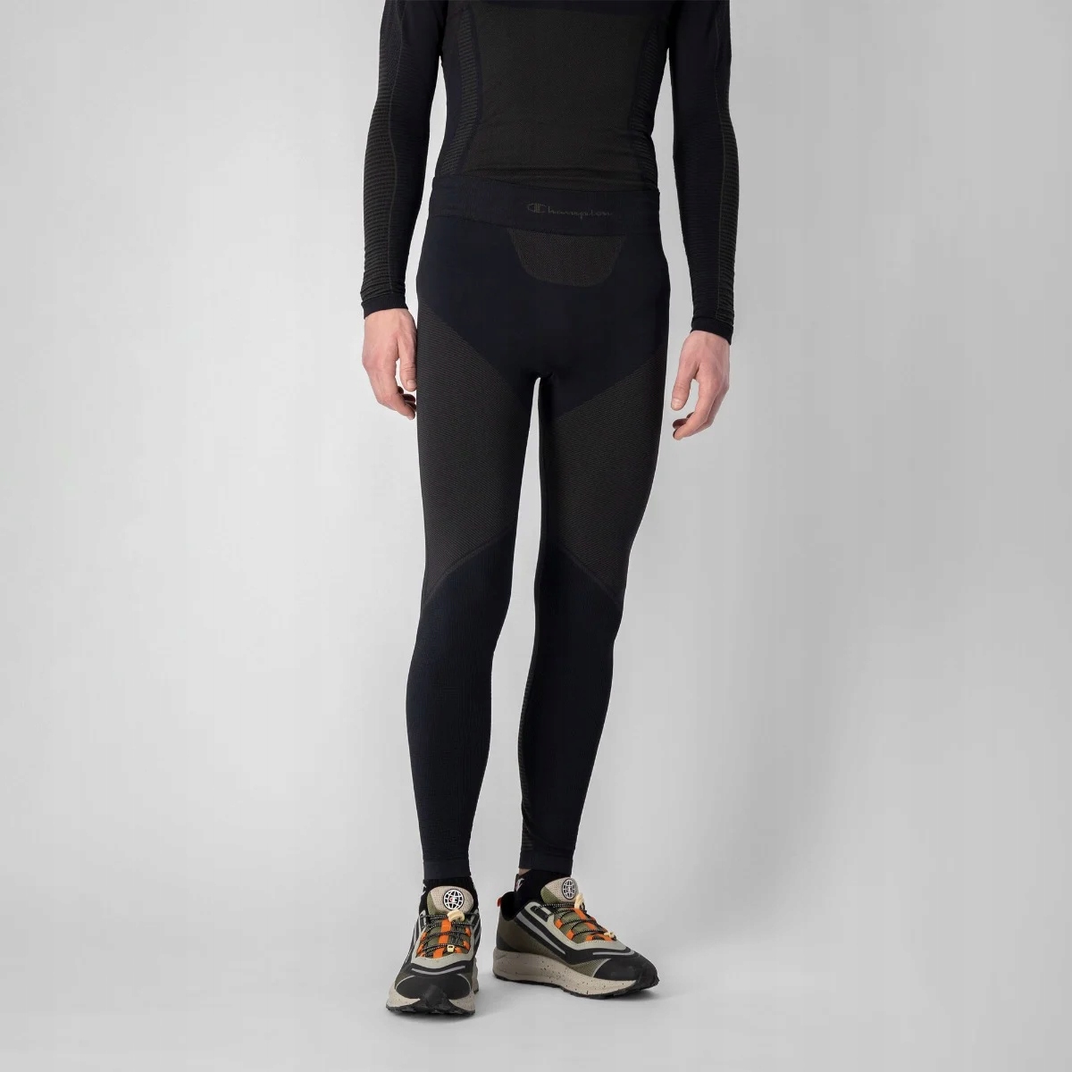 Champion Legginsy sportowe Base Layer Thermo Black S/m