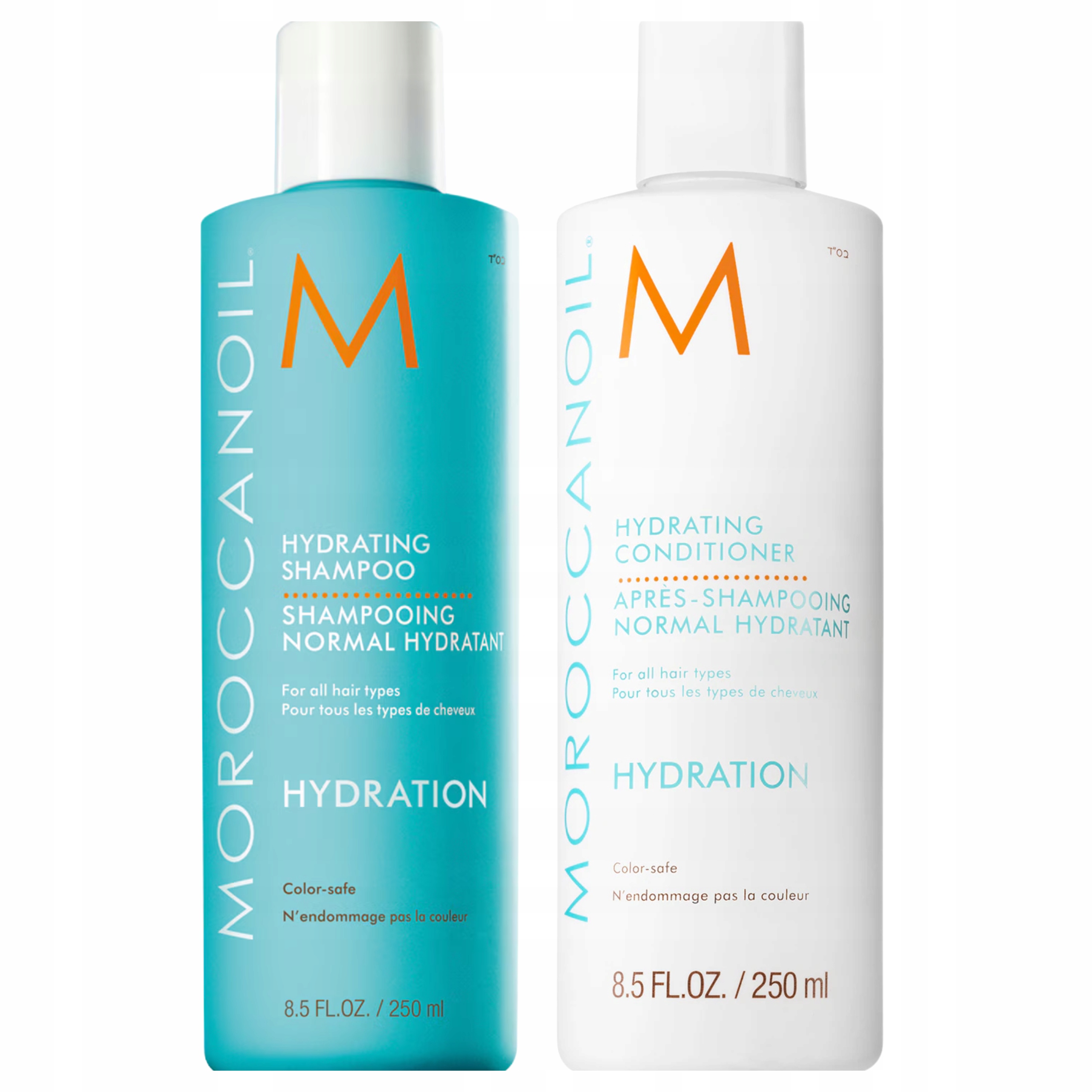 Moroccanoil Hydration Zestaw nawilżający Szampon 250ml Odżywka 250 ml