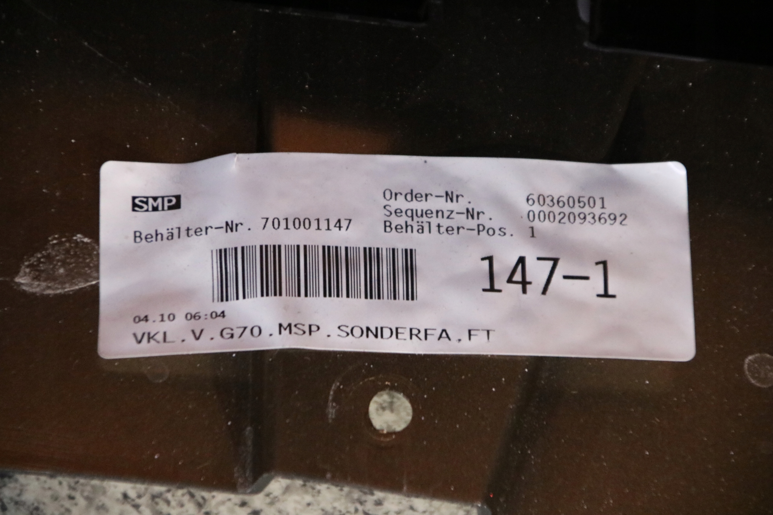BMW 7 G70 i7 m-packet bumper front front