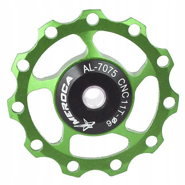 

Kółko przerzutki 11T aluminiowe zielone