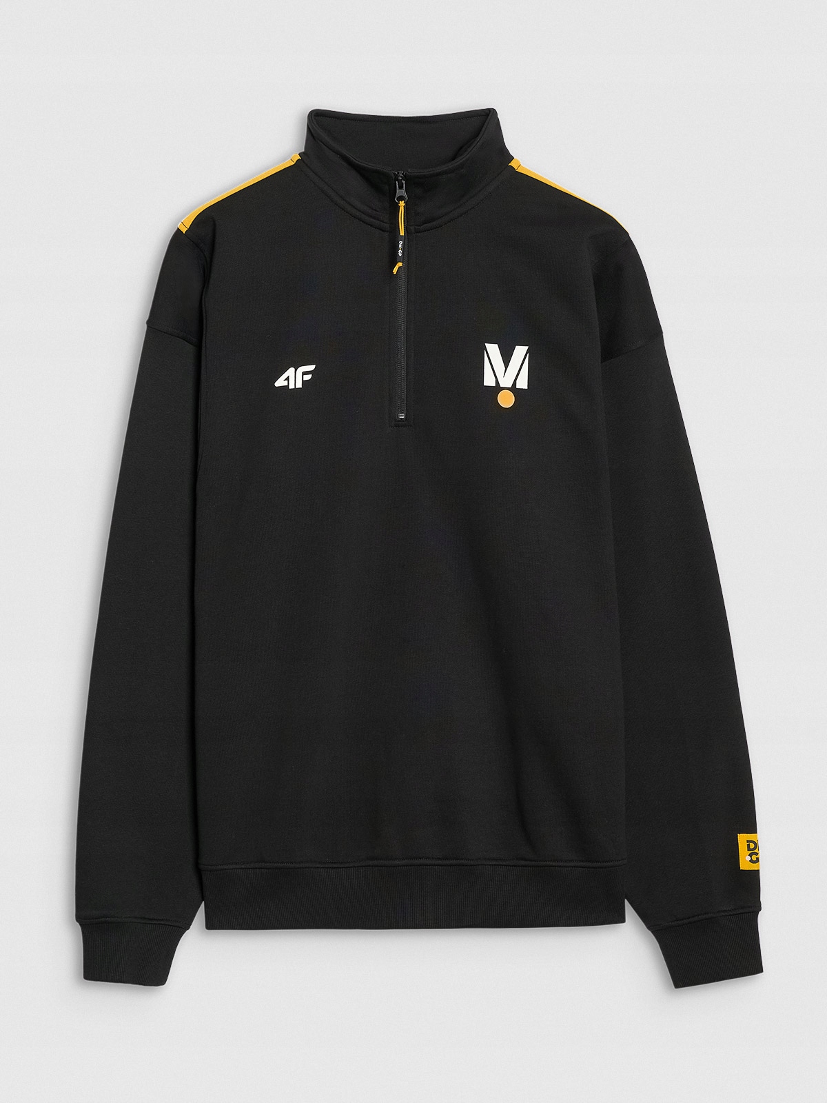 4F Tepláková mikina Černá 3XL