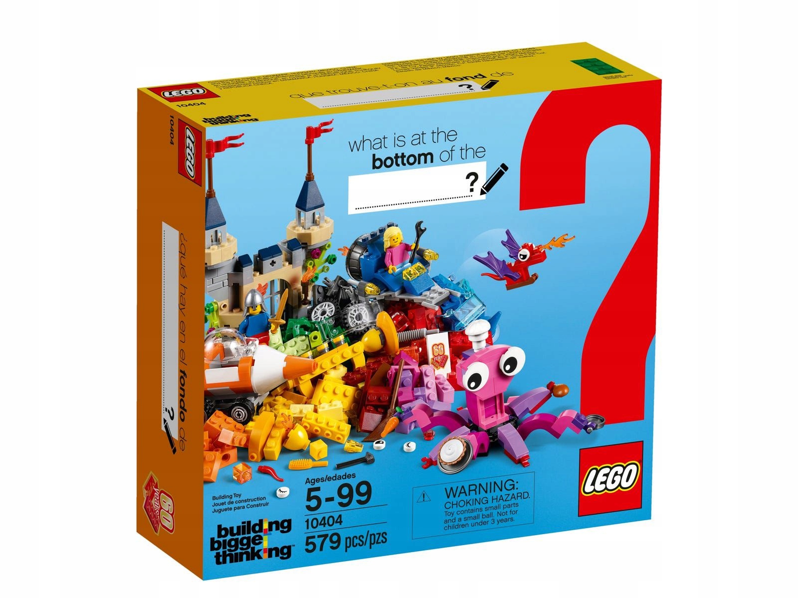 Lego Classic 10404 Na dnie oceanu zamek rakieta spaceman rycerz smok