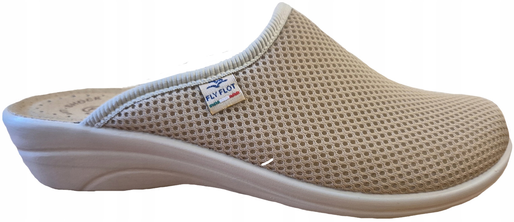 Fly Flot Nazouváky Dámské Textilní Na Koturně T4 368 Fe Béžové vel. 37