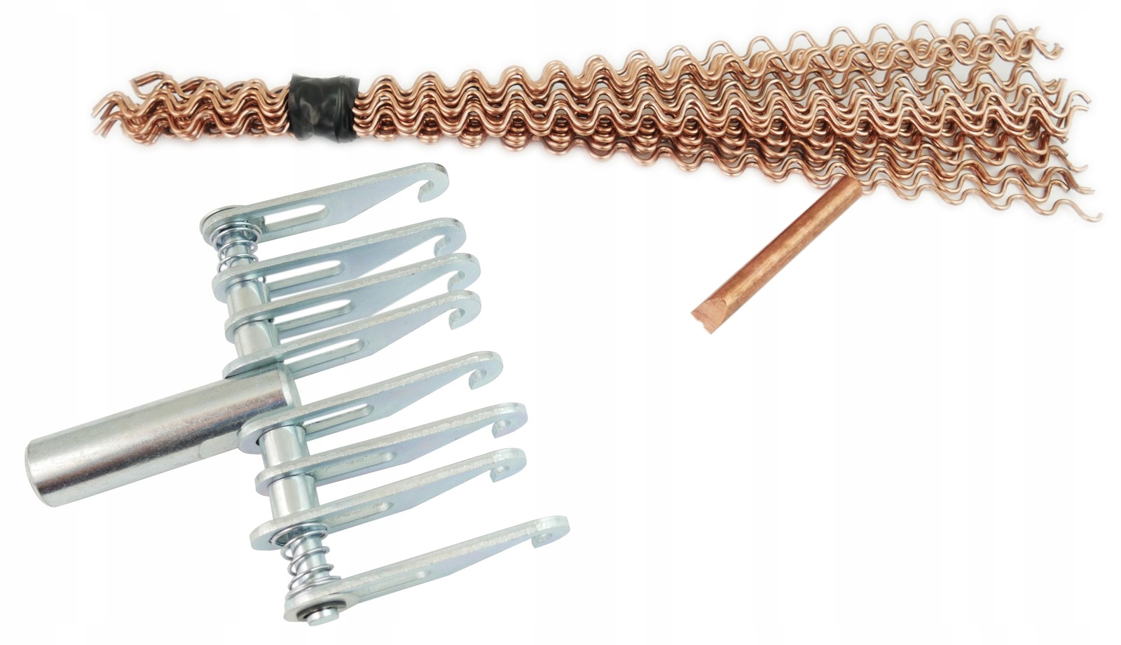 Szpon 8 hakowy 4mm drut falisty 25szt elektroda