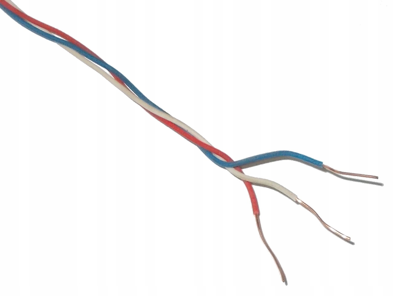 

Przewód Kabel Tdy 3 x 0,6mm 3x0,6 drut 10m=5zł