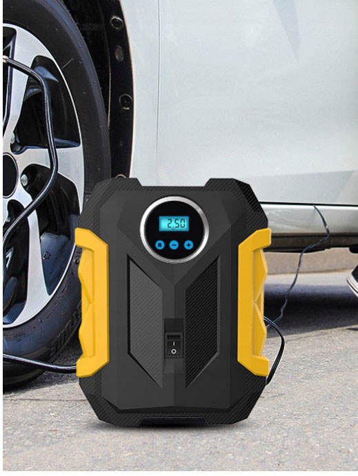 KOMPRESOR SAMOCHODOWY POMPKA SPRĘŻARKA LED 12V LCD Marka WTK