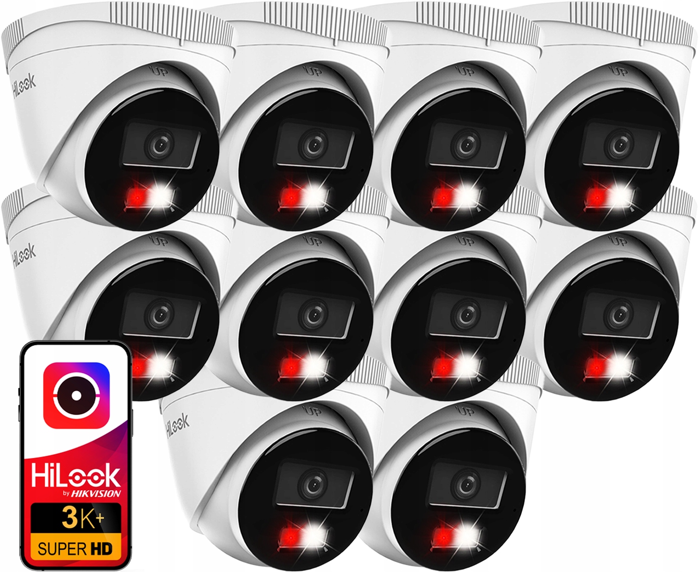 Ip Kamera 6MPx IPCAM-T6-30DL x10 Smart Hybrid Light Mikrofon Poe Vonkajšia