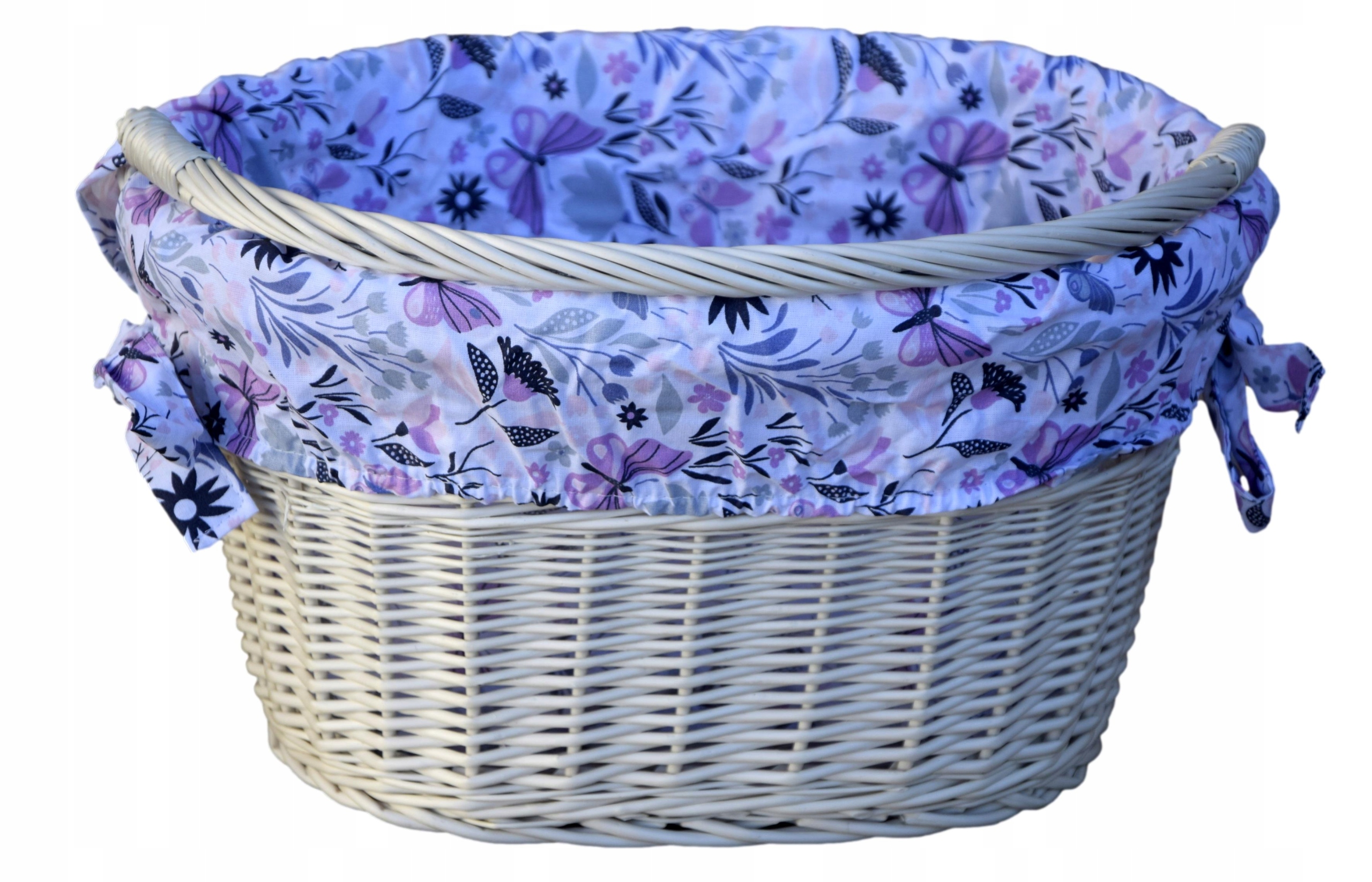 Koszyk Na Rower wiklinowy na Click wkład16