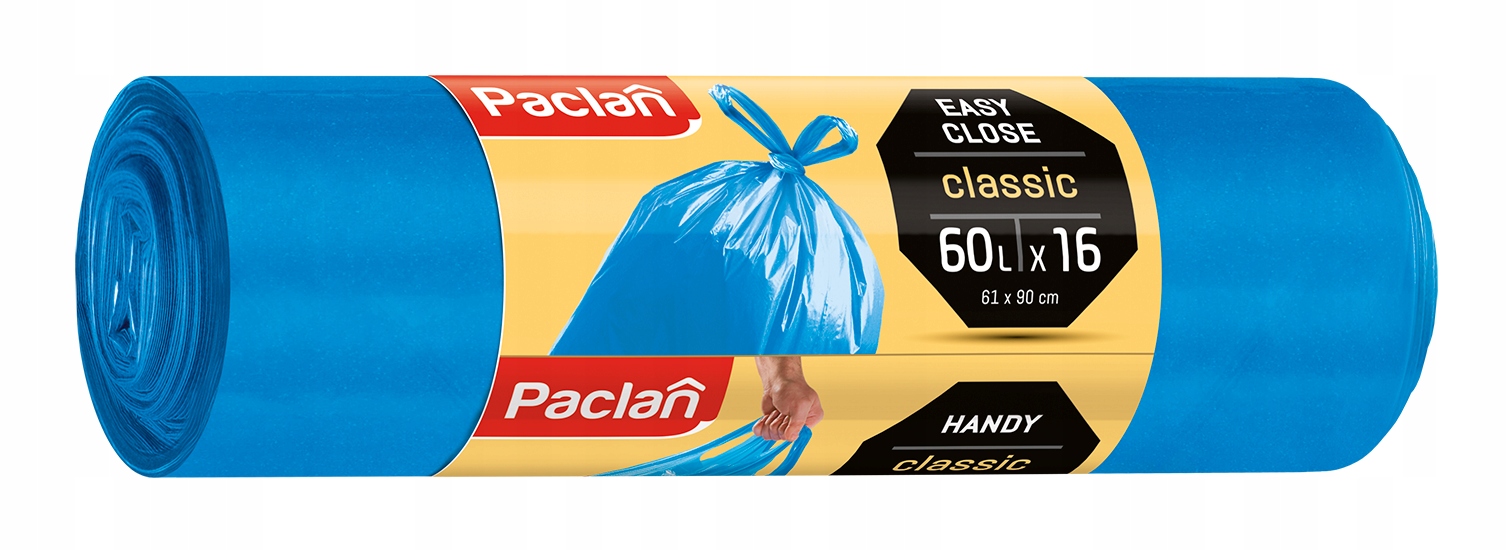 Levně 13 X Sáčky Na Odpadky Classic S Ušima 60L 16 Ks