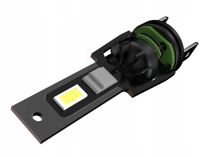 ŻARÓWKI LED i7 H4 CSP LIGHT 6500K CANBUS +800% BARDZO MOCNE 1:1 20000lm E11 Podstawa P43t