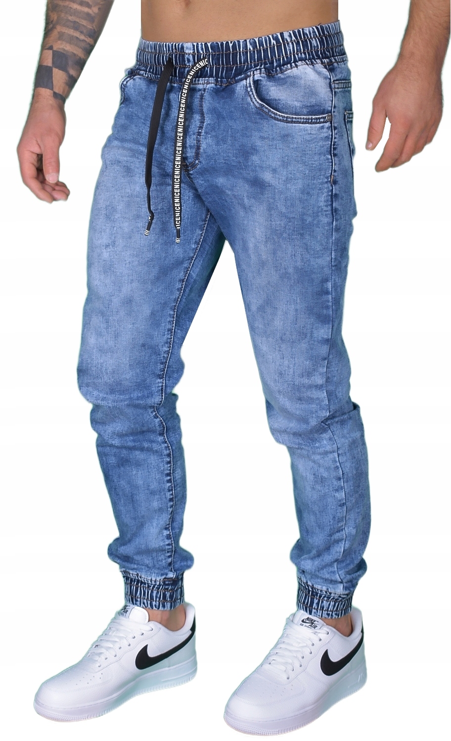 JOGGERY MĘSKIE SPODNIE JEANSY ELASTYCZNE JAKOŚĆ Kod producenta TTC-24679