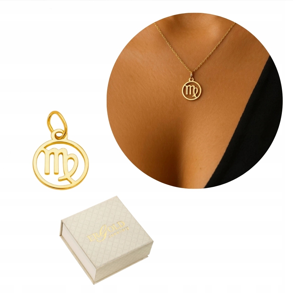 Panna Znamení Zvěrokruhu Zlatá Ryzost 585 Přívěsek Přívěsek