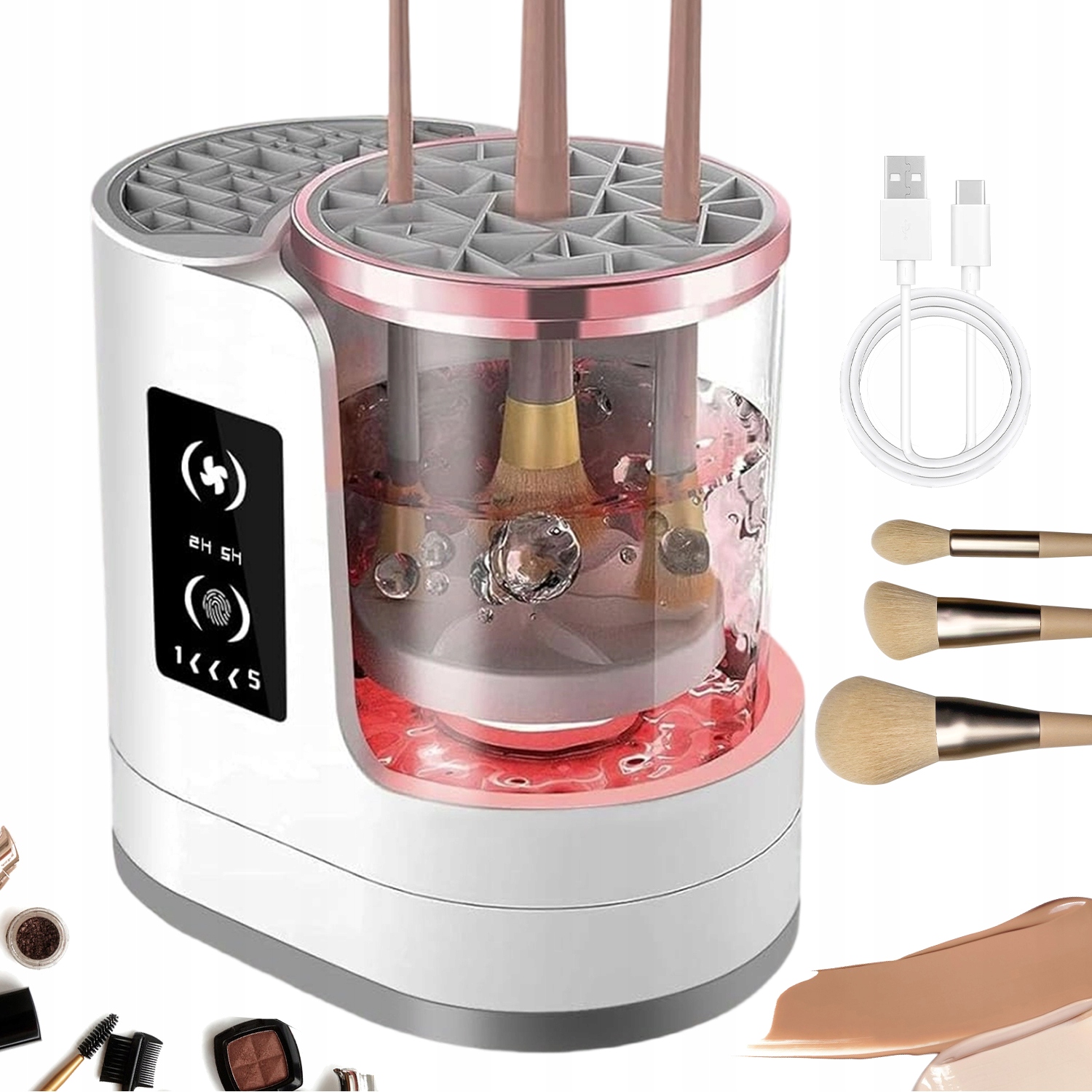 Čisticí Zařízení Pro Čištění Kosmetických Štětců Na Make-up Usb