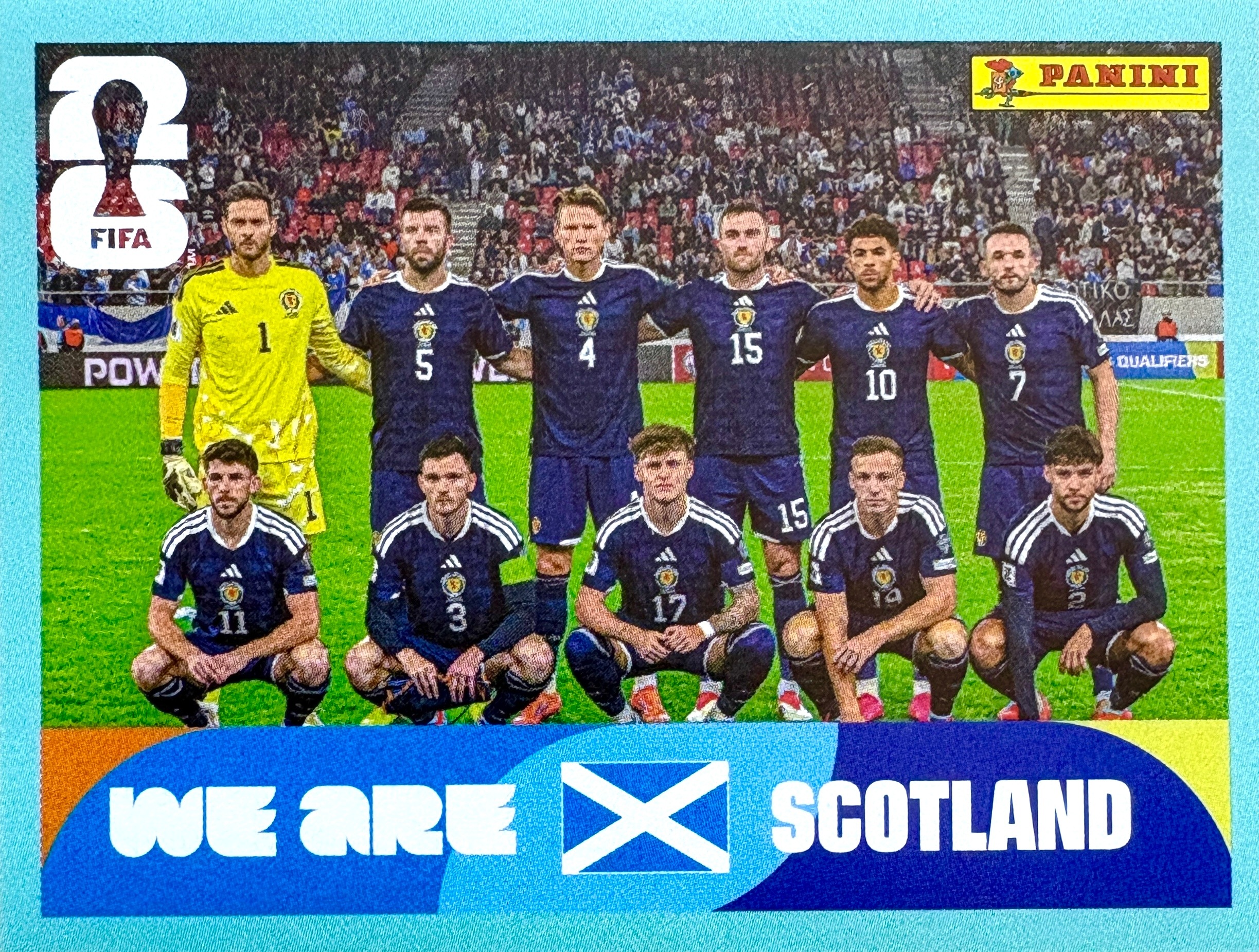 Naklejki Panini World Cup 2026 naklejka Team Sco 13 Szkocja