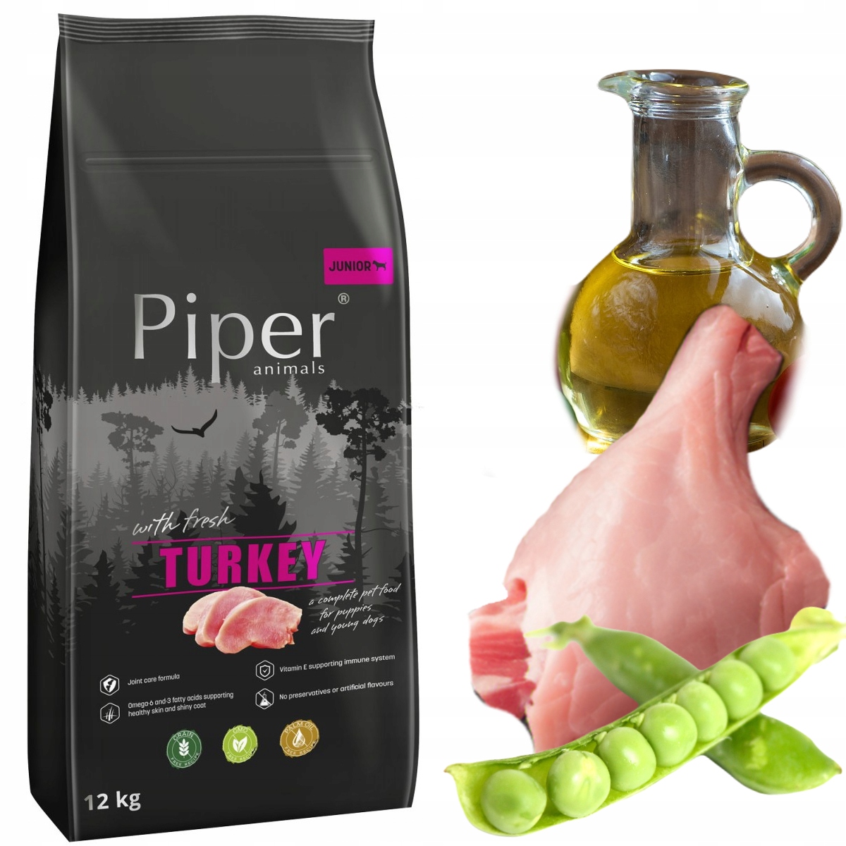 Dolina Noteci Piper animals Junior Indyk 12kg