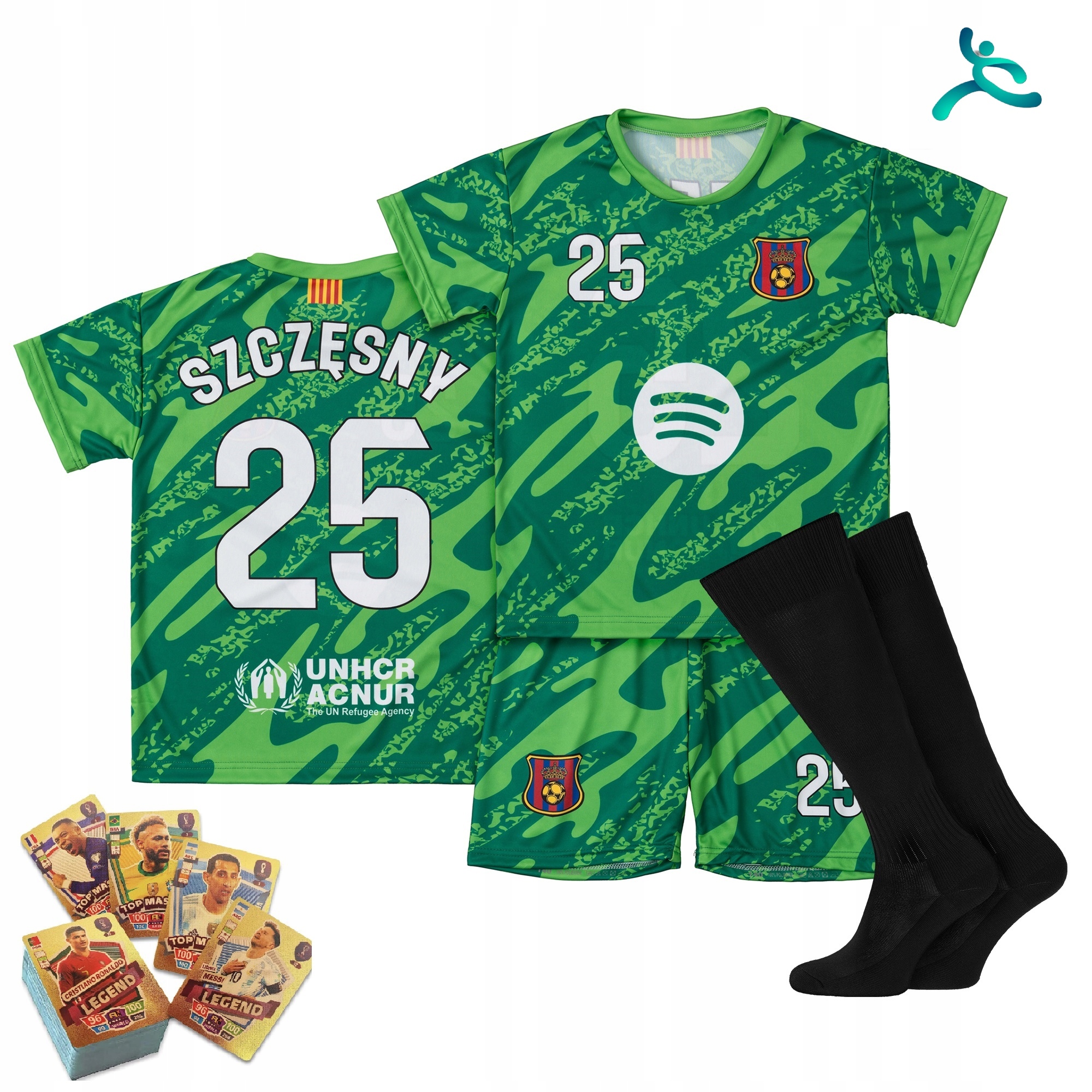 Kostým komplet fotbalový dárek Szczęsny vel 170