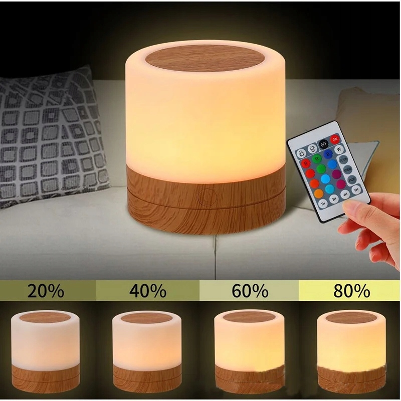 LAMPKA NOCNA LED WIELOKOLOROWA USB PILOT DOTYK Kod producenta MML