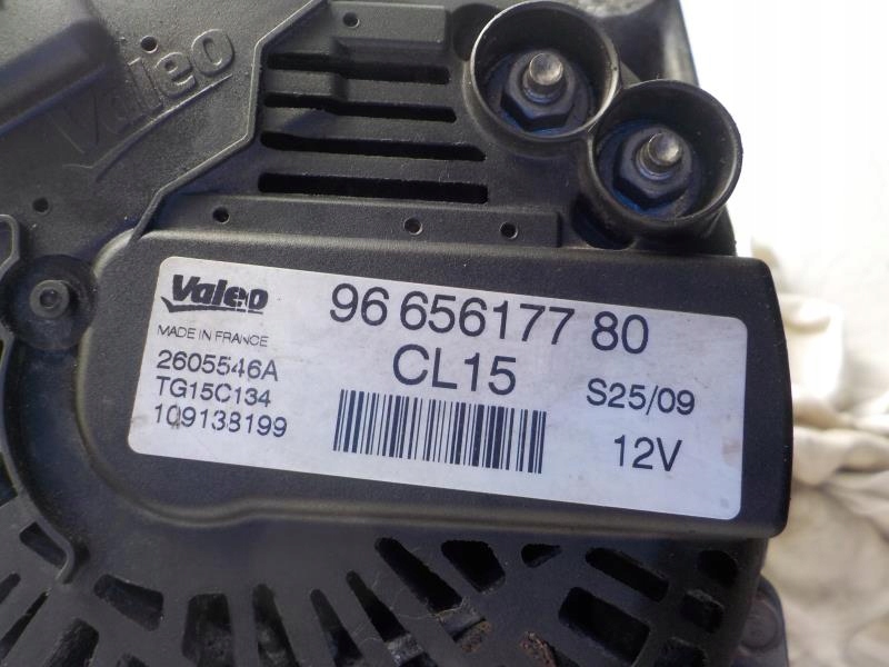 PEUGEOT 207 1.6 HDI ALTERNATOR 9665617780