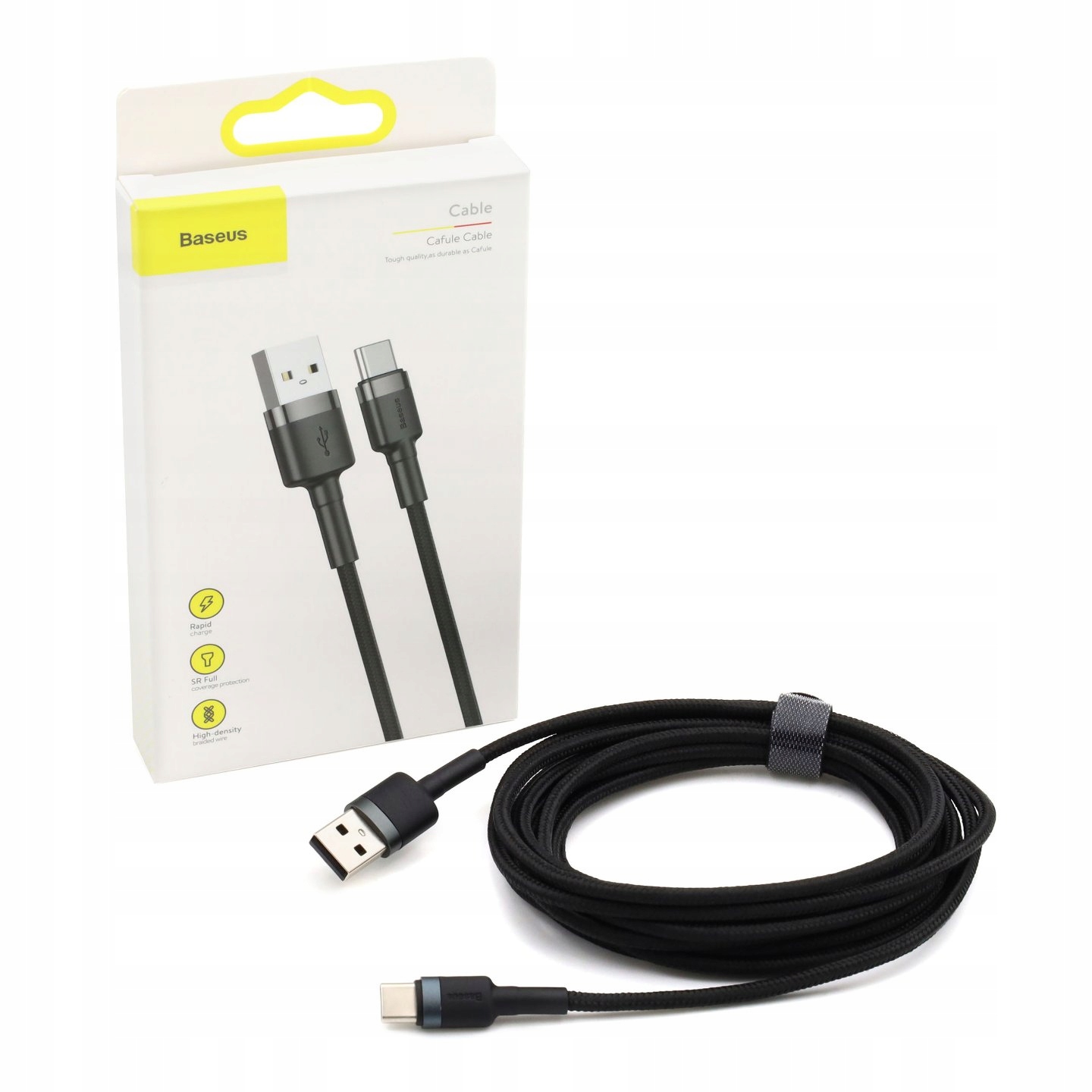 

Kabel Baseus Usb do Usb-c Quick Charge 3.0 2A 3m